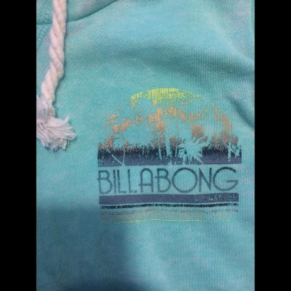 Billabong Turquoise Hoodie - Picture 2 of 3